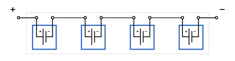 Singular electrode battery