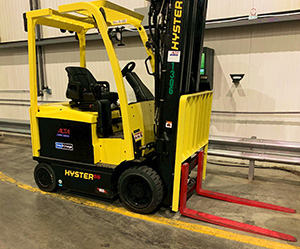 Hyster 4 wheel sit-down Class 1 Forklift
